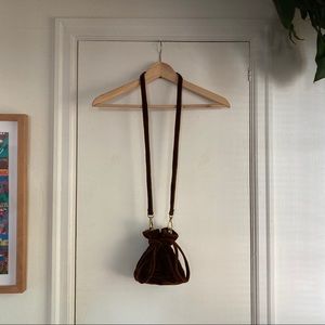 NWT Madewell Velvet Purse